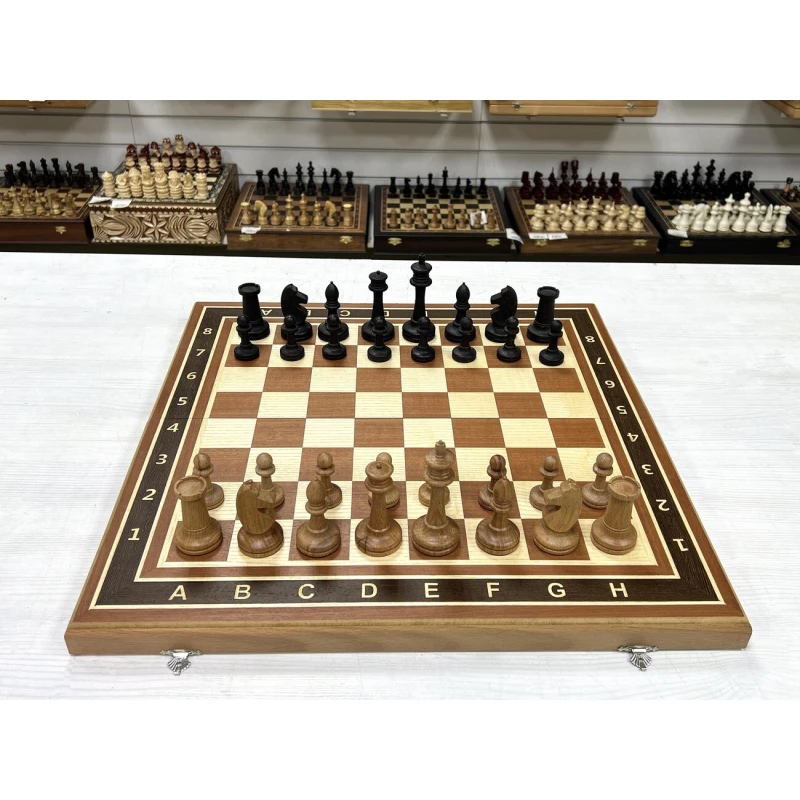 Шахматы нарды шашки Турнир красное дерево большие