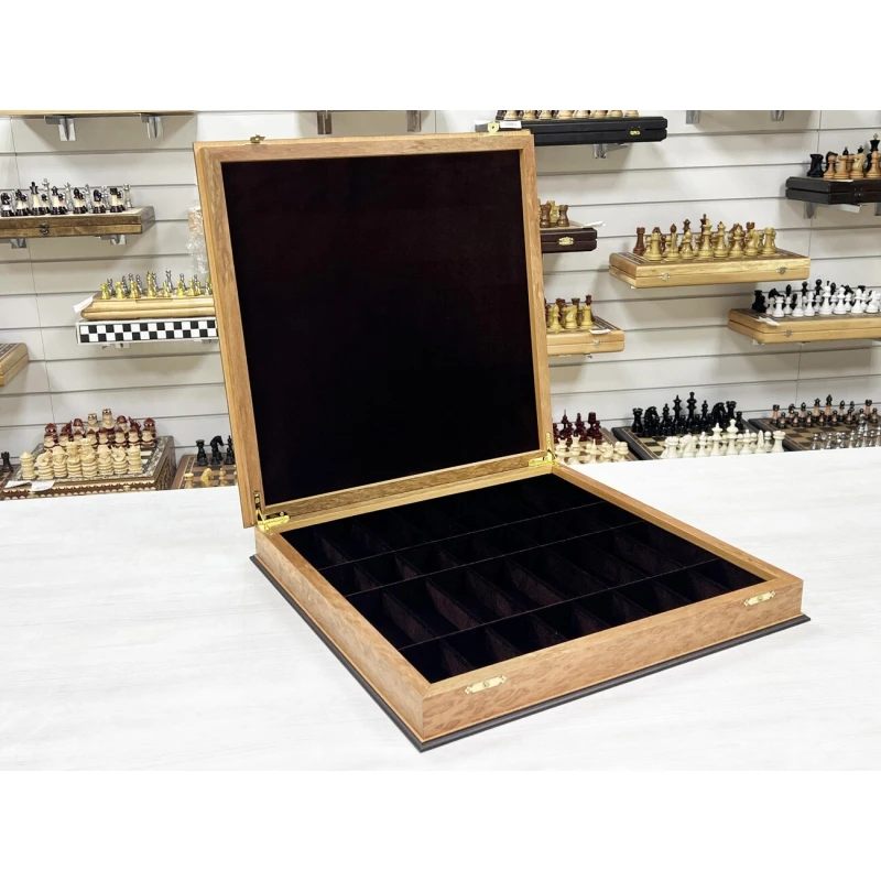 Шахматная доска ларец без фигур Эвкалипт 45 см