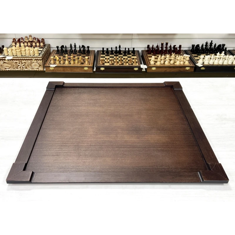 Шахматная доска нескладная Венге большая 50см