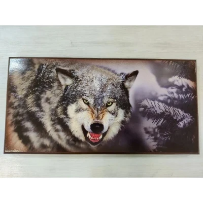 Нарды деревянные Волчий оскал большие 60 на 60 см