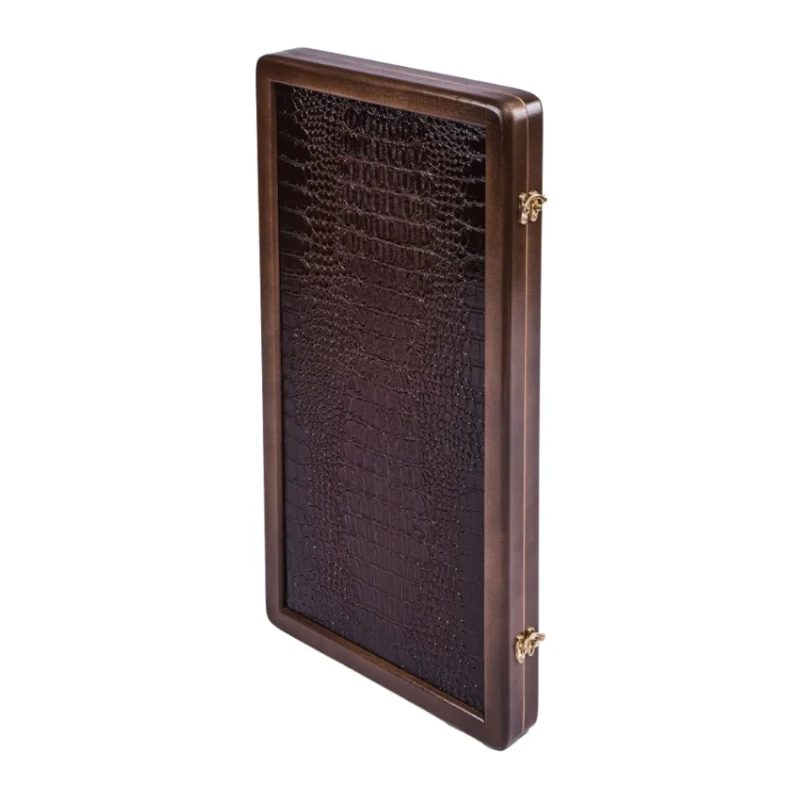 Нарды кожанные Презент коричневые большие 60 см