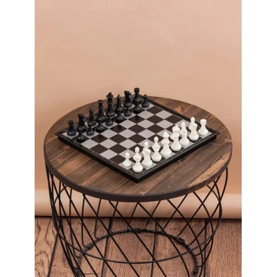 Шахматы магнитные Черно-белые