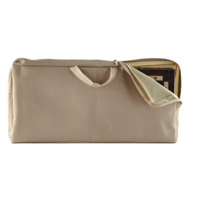 Чехол с ручками для нард цвет слоновая кость 24 на 44 см