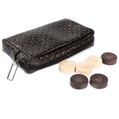 Чехол для хранения фишек из кожзама