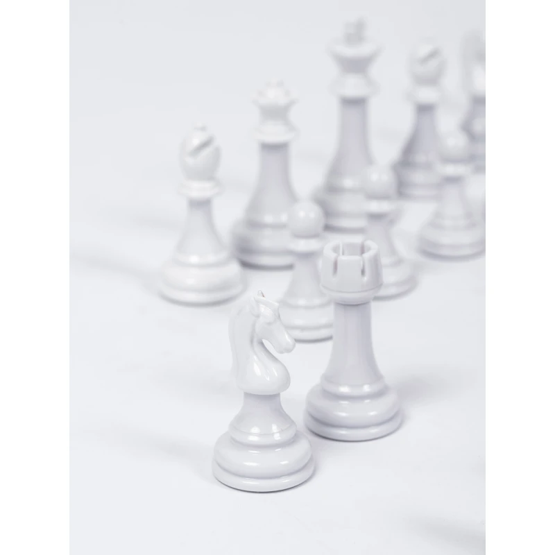 Шахматные фигуры Итальянский Дизайн черно белые