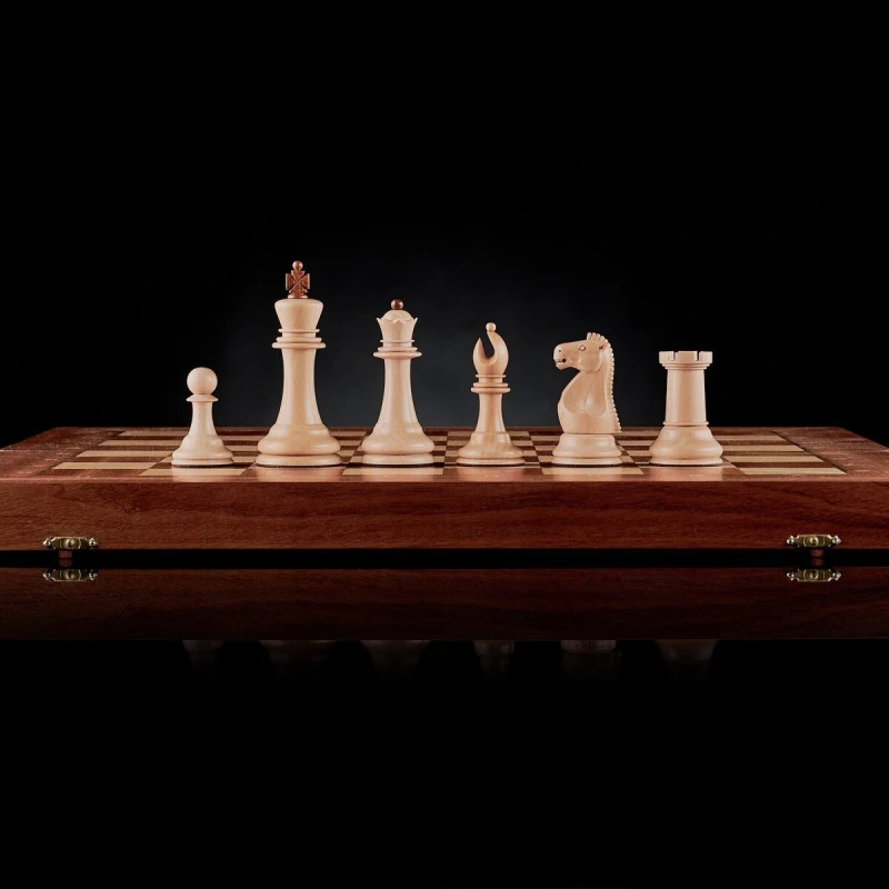 Шахматы Стаунтон коллекционный (складная доска)