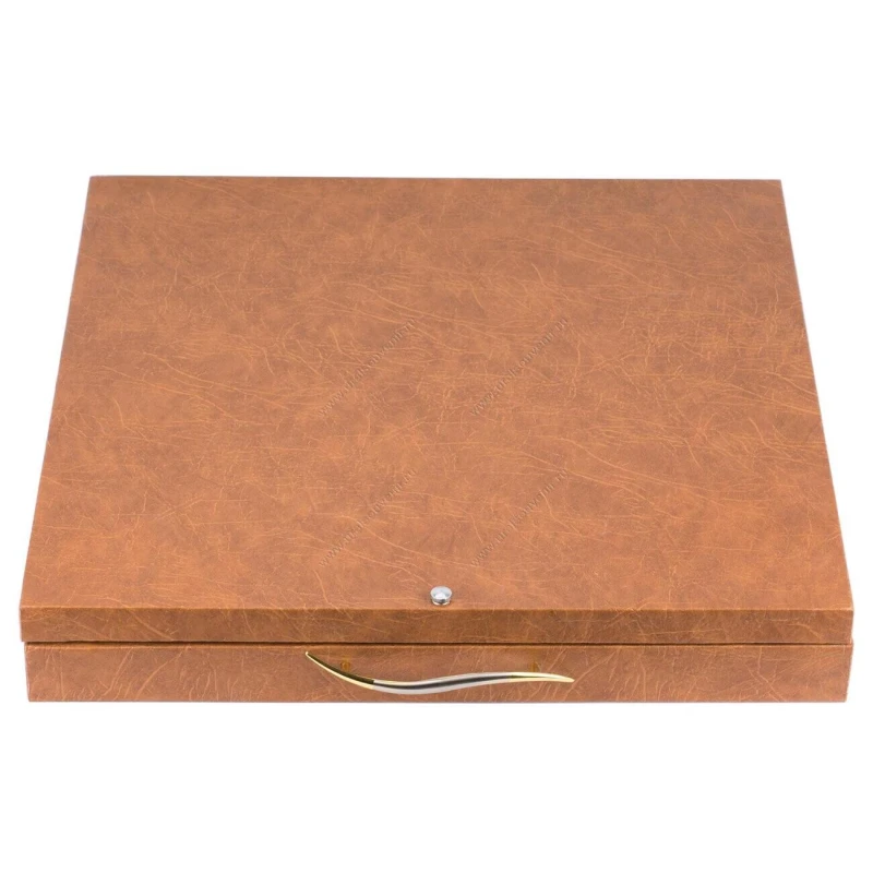 Шахматы Русские сказки змеевик фигуры литьевой мрамор 40х40 см