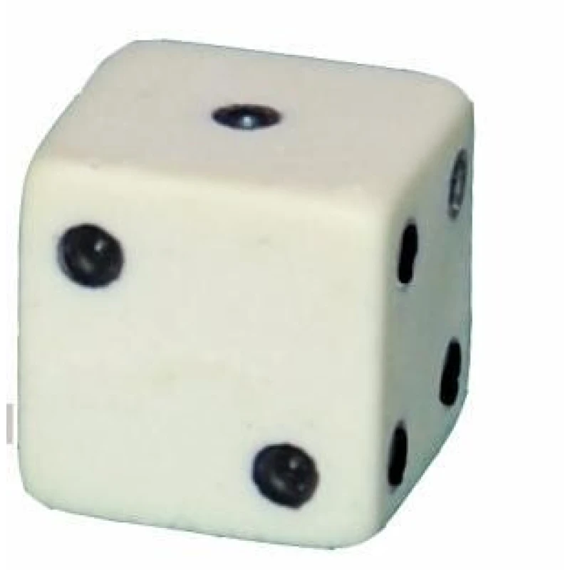 Кости игральные из слоновой кости 10 мм, 1 шт