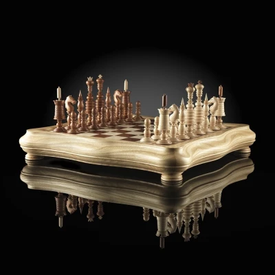 Шахматы Барлейкорн Светлые