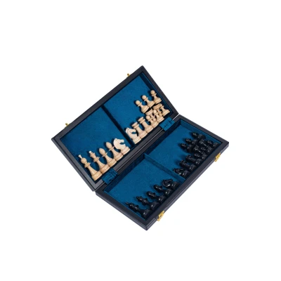 Шахматы подарочные из дерева мореный дуб и бук с утяжеленными фигурами