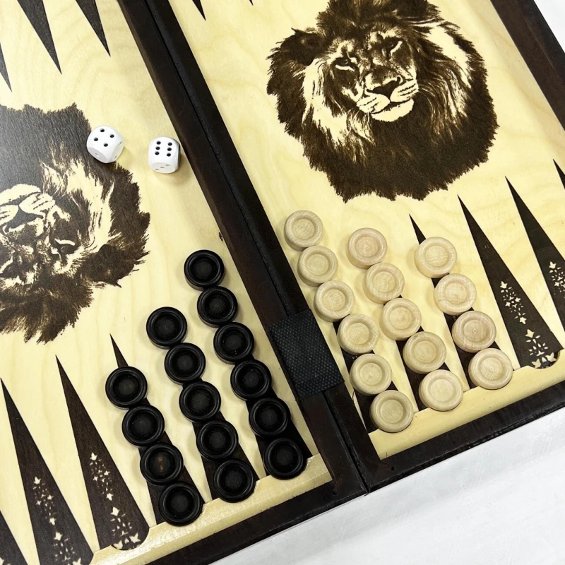 Шахматы, нарды, шашки Путешествие большие Мадон