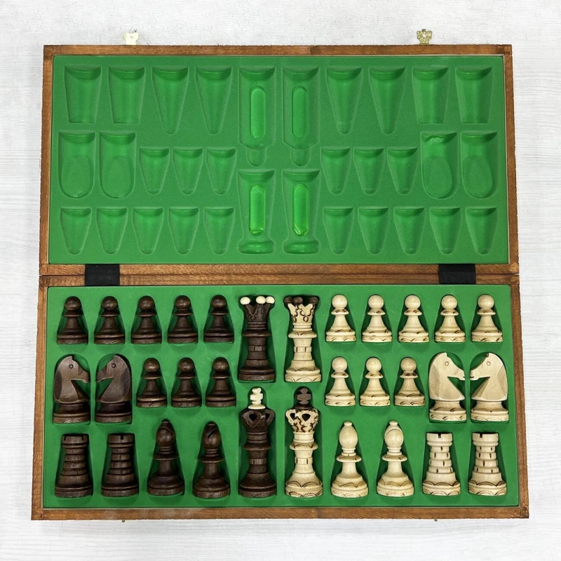 Шахматы подарочные деревянные Амбассадор большие 52 см