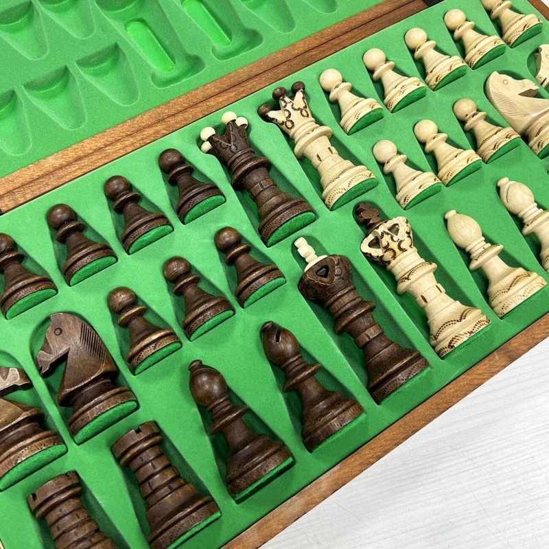 Шахматы подарочные деревянные Амбассадор большие 52 см