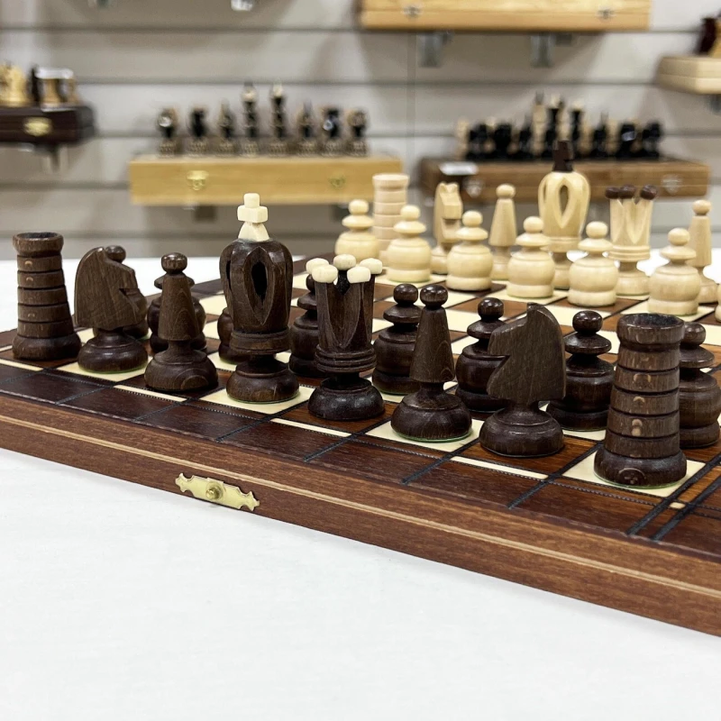 Шахматы деревянные Роял мини 32 см для детей и взрослых дорожные