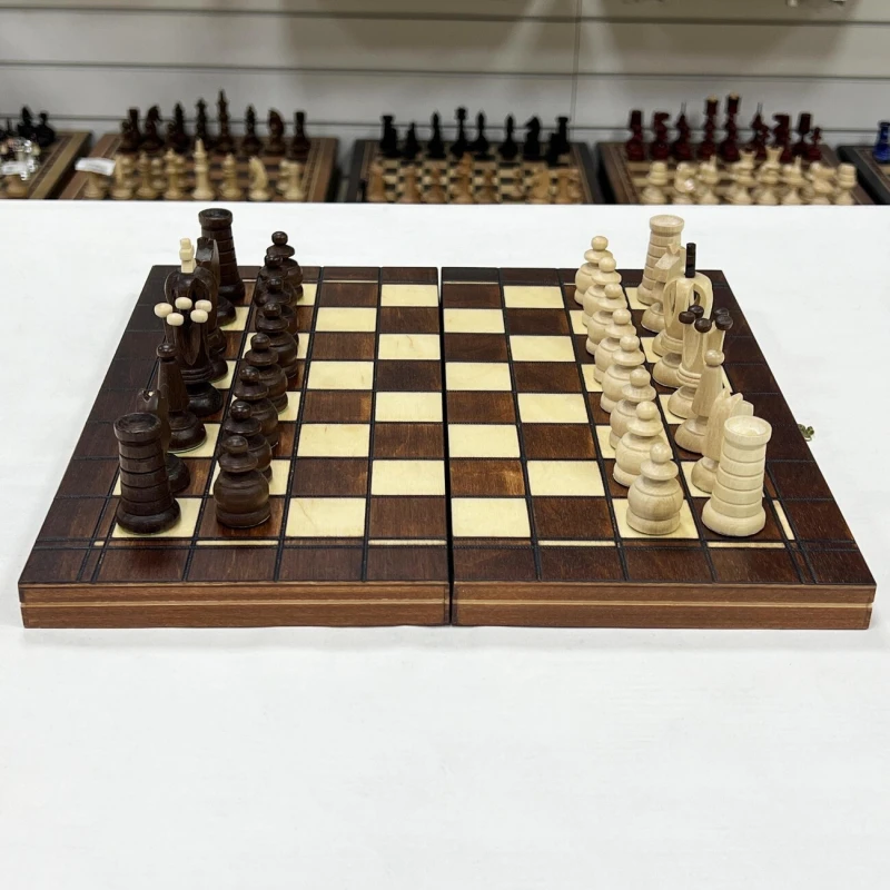 Шахматы деревянные Роял мини 32 см для детей и взрослых дорожные