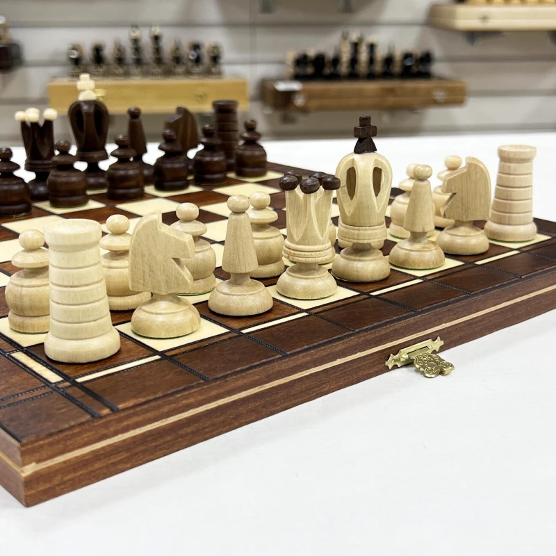 Шахматы деревянные Роял мини 32 см для детей и взрослых дорожные