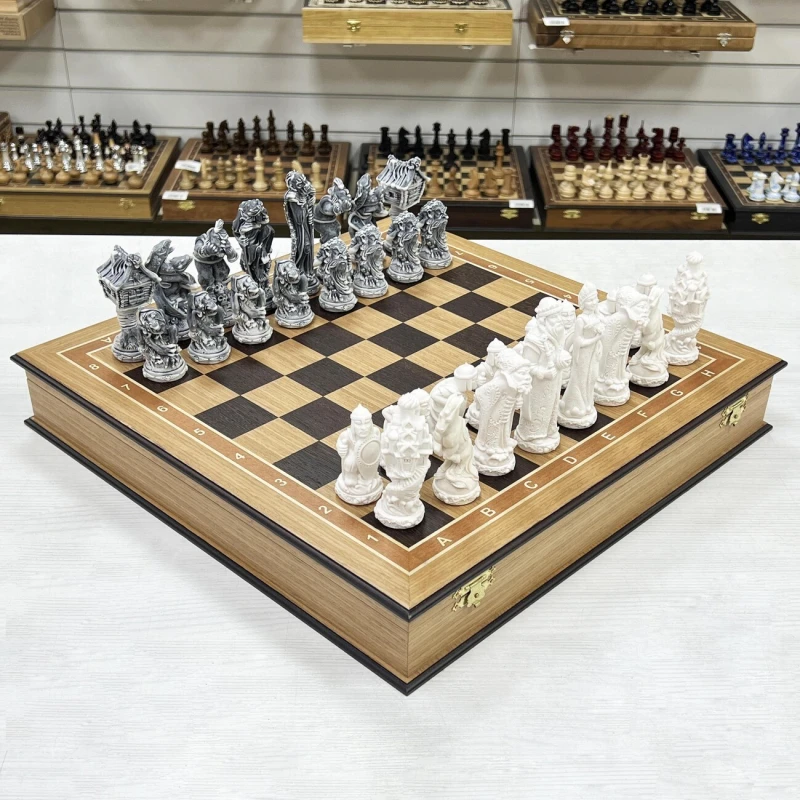 Шахматы Русские сказки в дубовом ларце