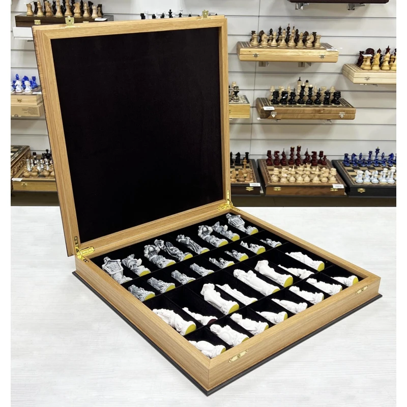 Шахматы Русские сказки в дубовом ларце