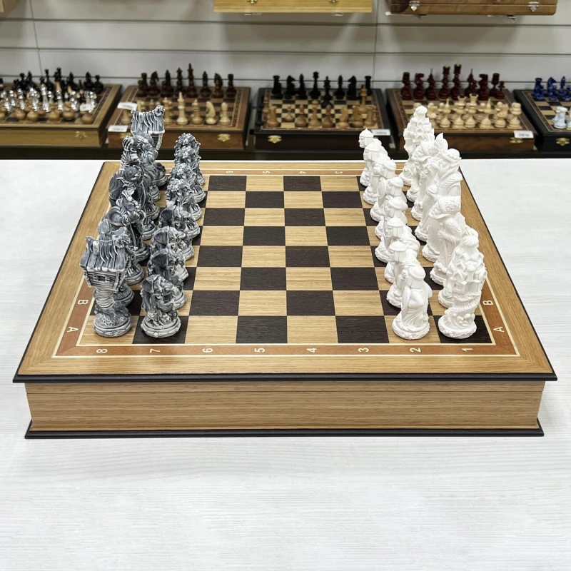 Шахматы Русские сказки в дубовом ларце