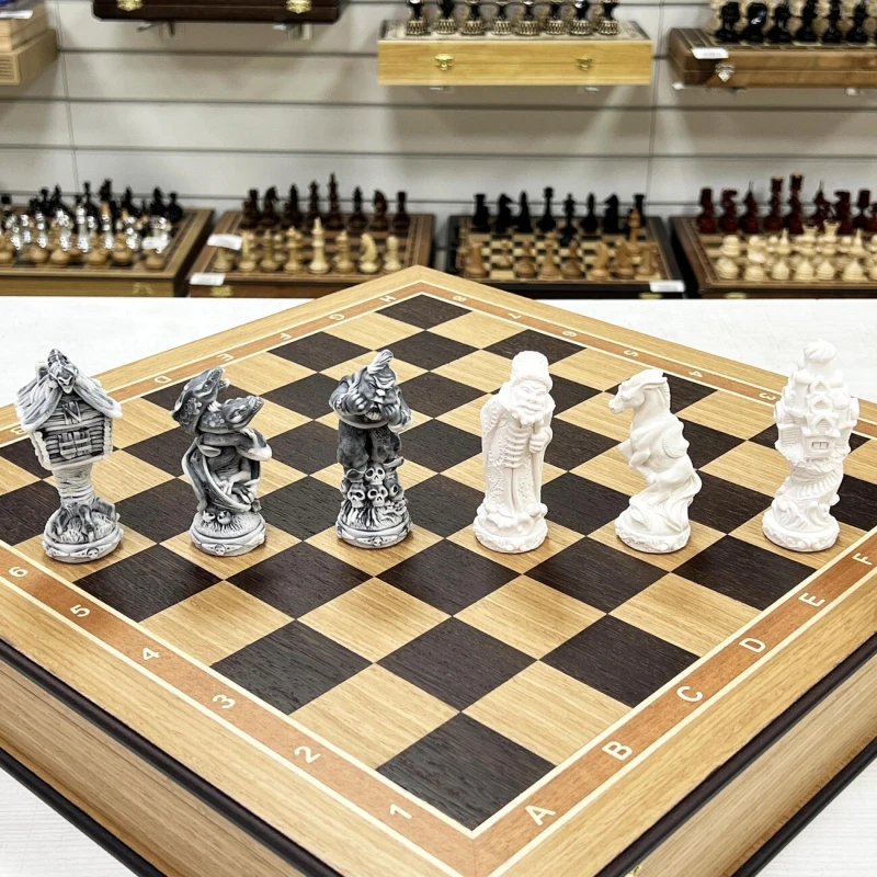 Шахматы Русские сказки в дубовом ларце