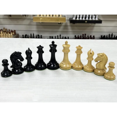 Шахматные фигуры Стаунтон Royal 31 эбонизированные