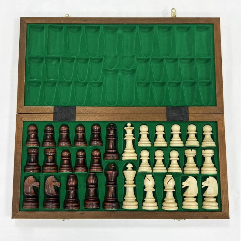 Шахматы деревянные турнирные большие 7 инкрустация