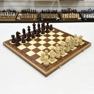 Шахматы деревянные турнирные большие 7 инкрустация