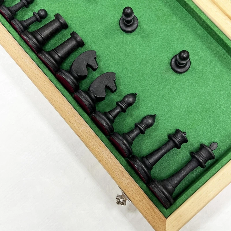 Шахматы Турнир красное дерево с утяжелением