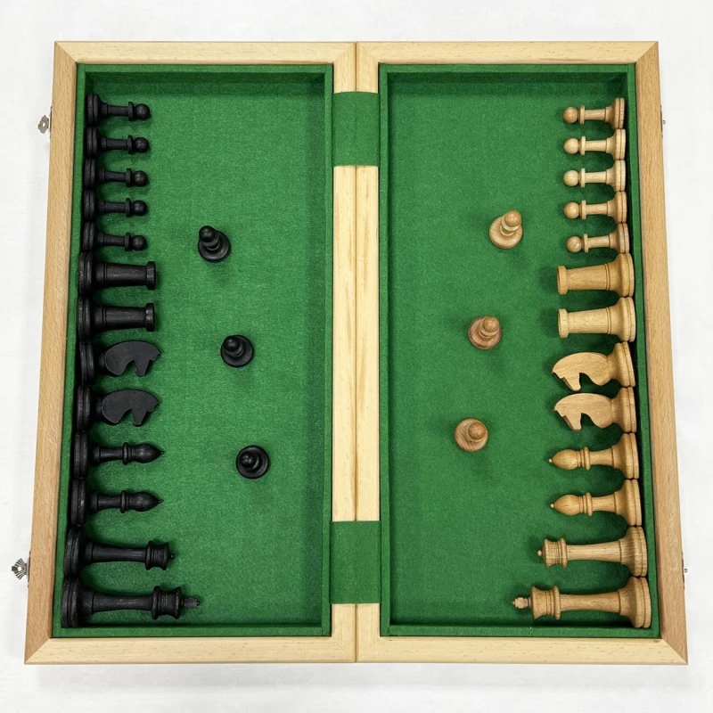 Шахматы Турнир красное дерево с утяжелением