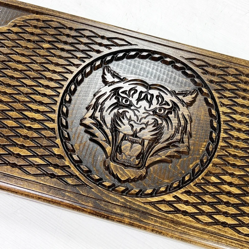 Нарды деревянные резные Тигр 60 см, Artash