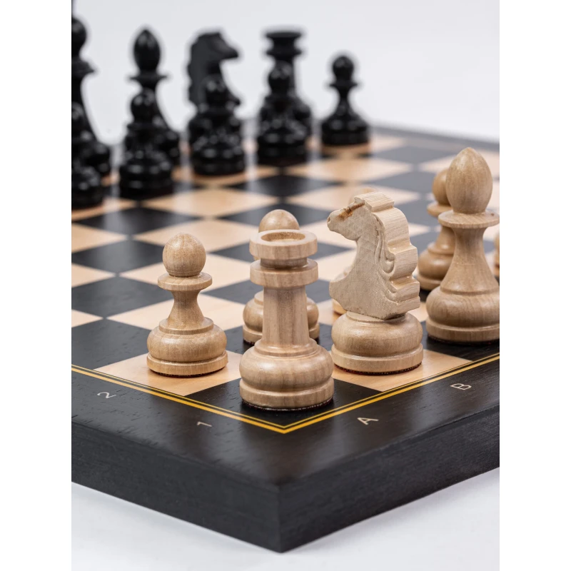 Шахматы большие деревянные Венге