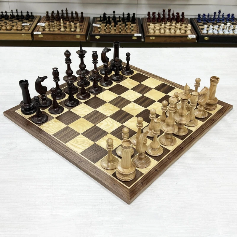 Шахматы нескладные Ренессанс из ясеня
