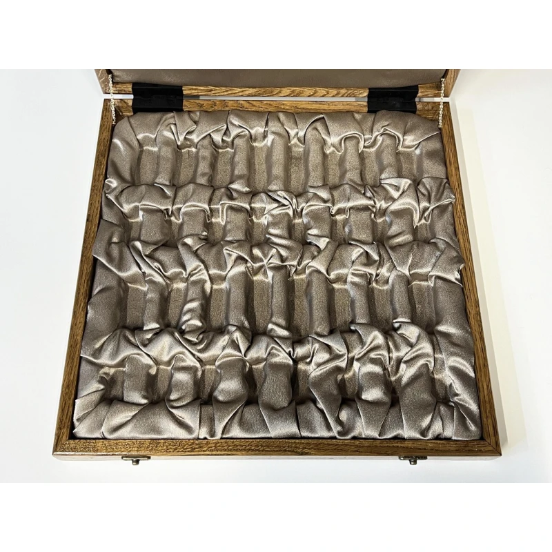 Шахматная доска ларец дубовая без фигур, Hachatyr 40 см