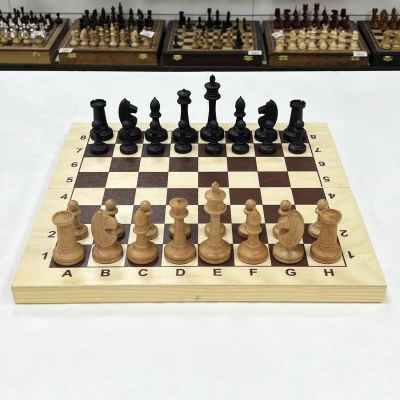 Шахматы деревянные гроссмейстерские с фигурами из бука утяжелёнными