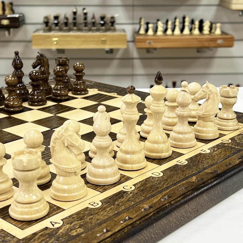 Набор 3 в 1 шахматы нарды шашки Бастион глянцевые