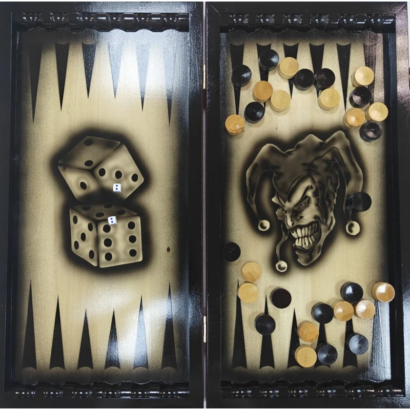 Нарды Джокер 60х30 резные