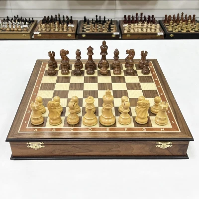 Шахматный ларец Эндшпиль орех большие