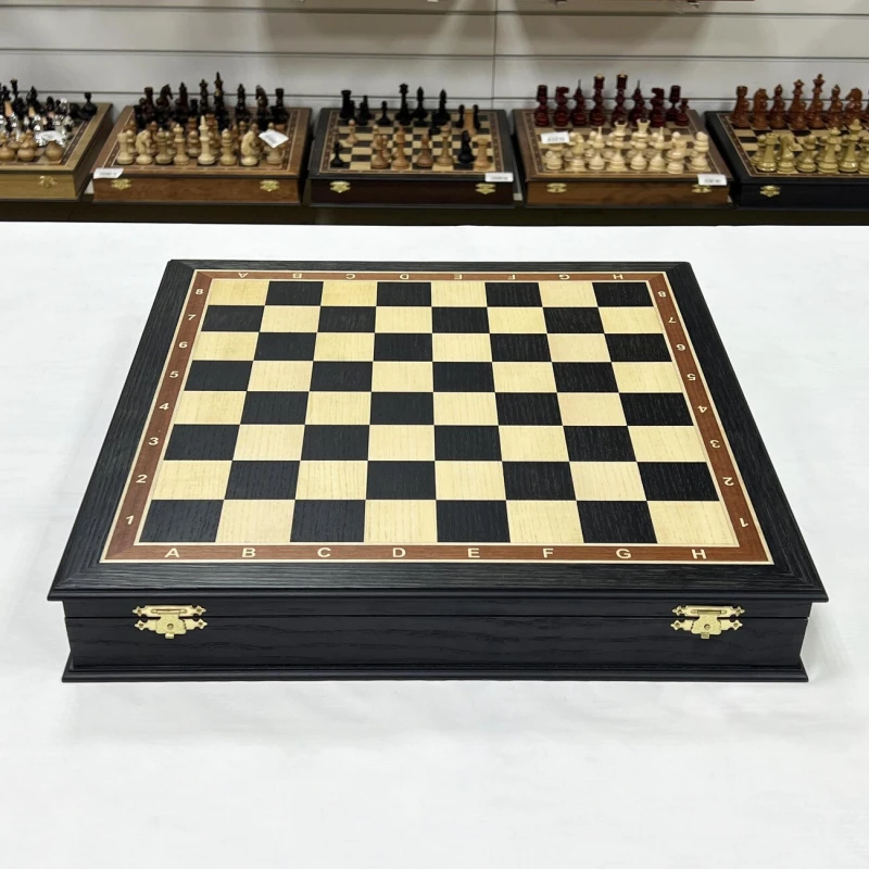 Шахматный ларец из мореного дуба средний