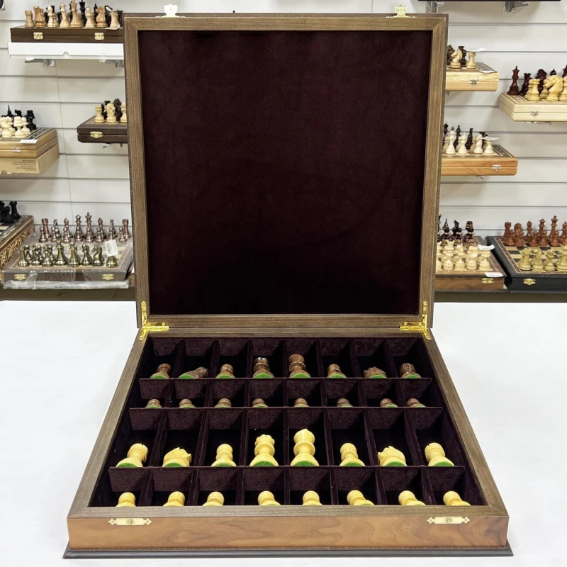Шахматный ларец орех Стаунтон чемпион