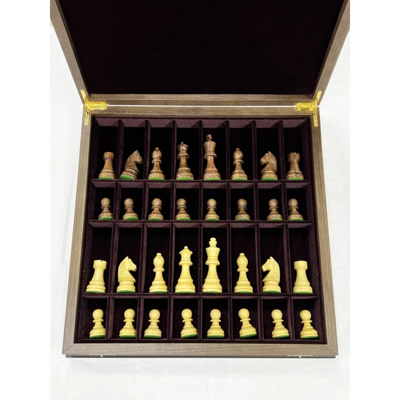 Шахматный ларец орех Стаунтон чемпион