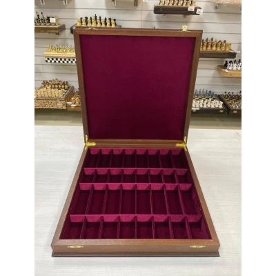 Шахматная ларец махагон 45 х 45 №2