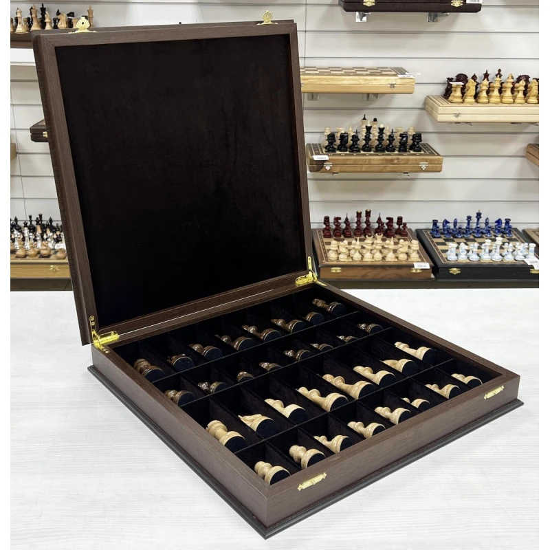 Шахматы в ларце подарочные венге Премиальный люкс
