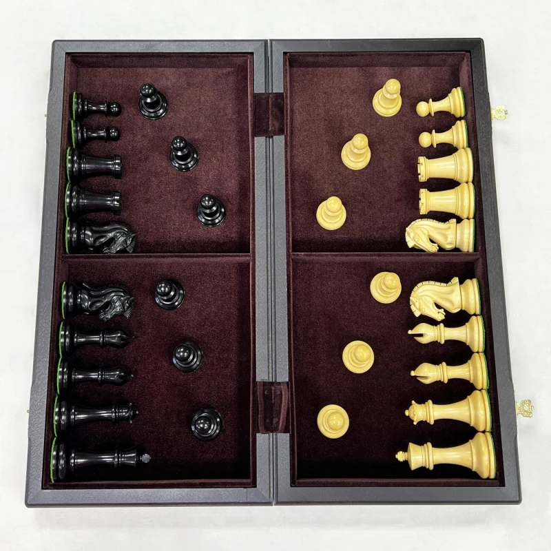 Шахматы эксклюзивные мореный дуб Стаунтон Royal большие