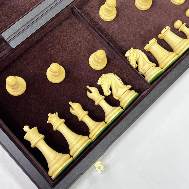 Шахматы эксклюзивные мореный дуб Стаунтон Royal большие