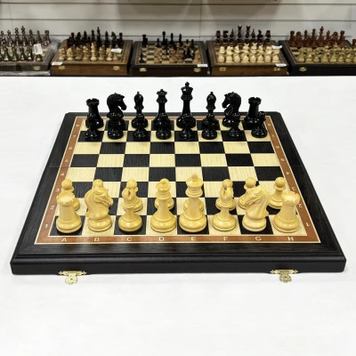 Шахматы эксклюзивные мореный дуб Стаунтон Royal большие
