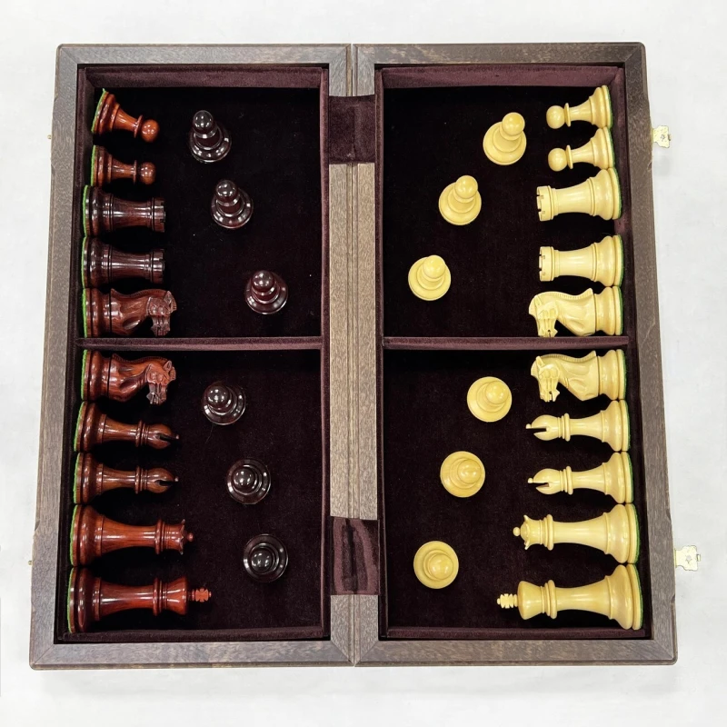 Шахматы венге Стаунтон ретро падук самшит