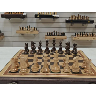 Шахматы деревянные подарочные из дуба Суприм