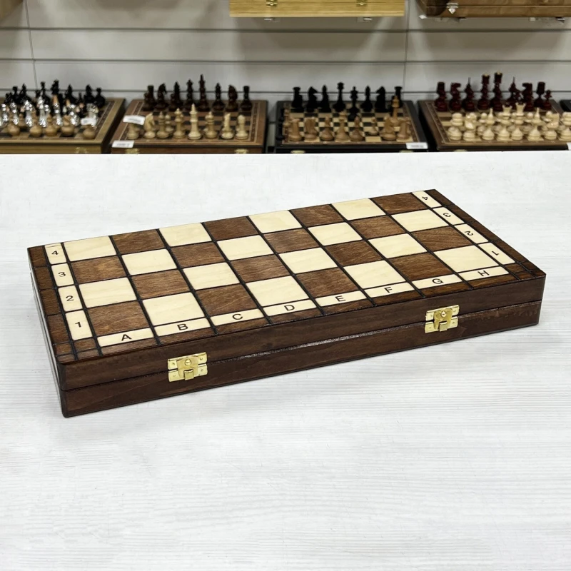 Шахматная доска Польская без фигур 40 см