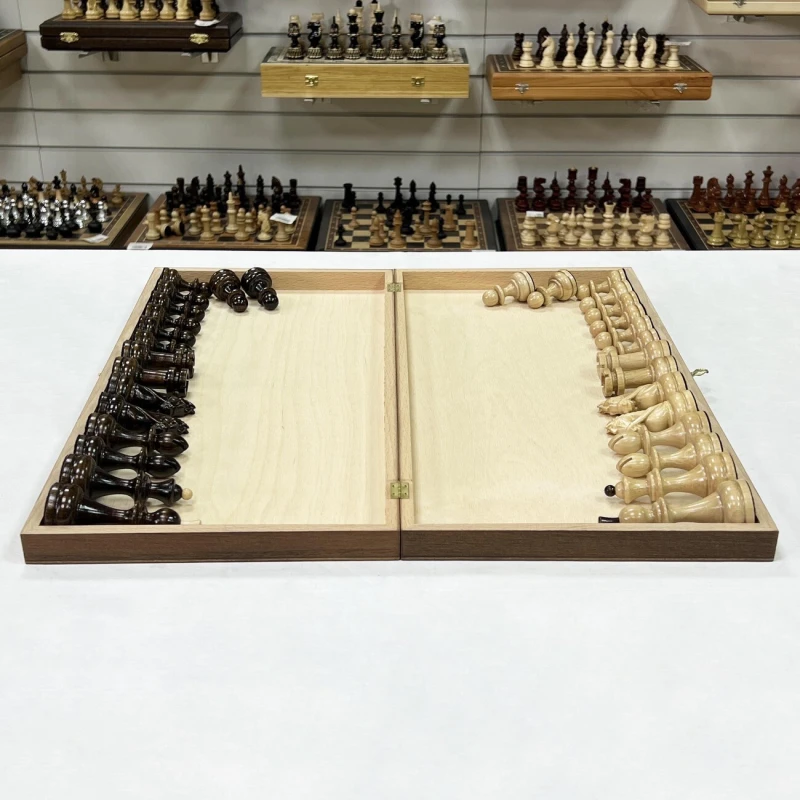 Шахматы авангард с резным конем