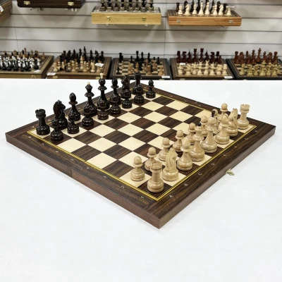 Шахматы авангард с резным конем